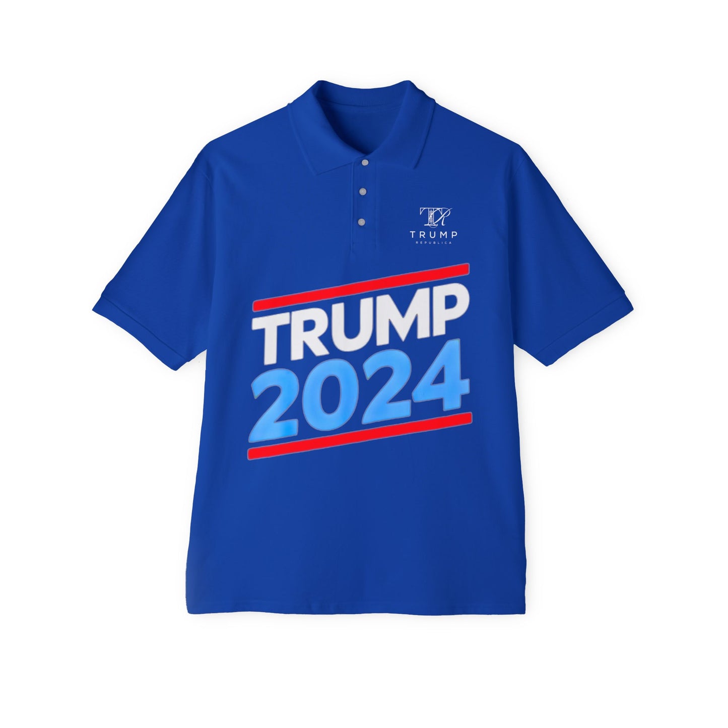 Trump 2024 Iconic Fan 100% Cotton Polo