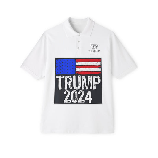 Trump 2024 Fan Favorite 100% Cotton Polo - Assorted Colors