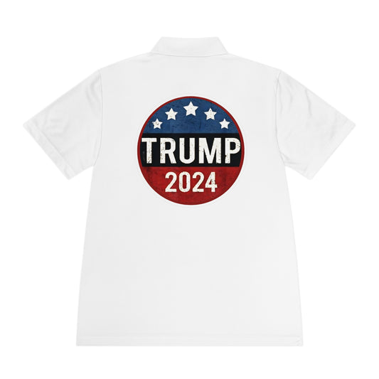 Trump 2024 Supporter’s 100% Polyester Polo - Assorted Colors