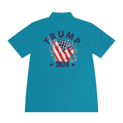 Trump 2024 Campaign 100% Polyester Polo - Assorted Colors