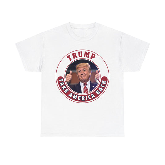 Thumbs up to Take America Back - White tee