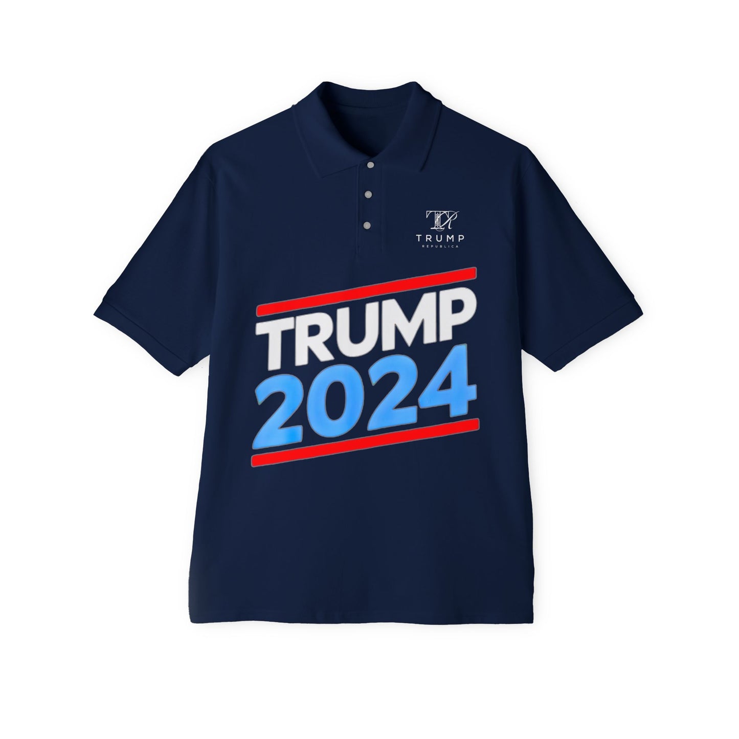 Trump 2024 Iconic Fan 100% Cotton Polo